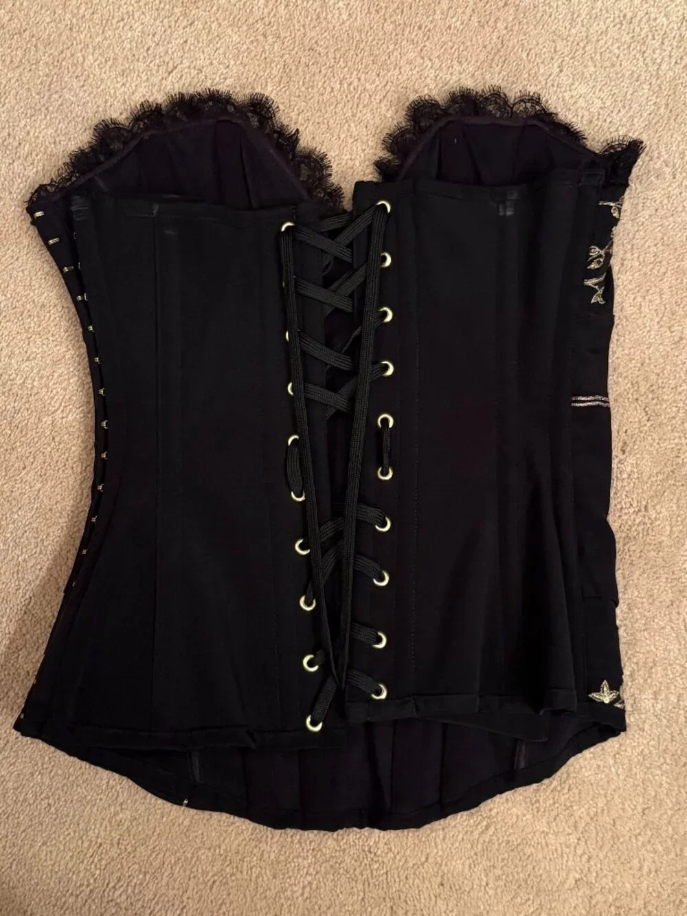 Agent Provocateur Soirée Embroidered Silk Corset - RARE